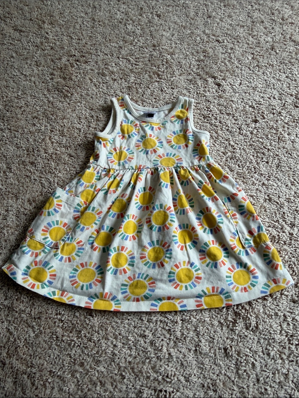 Hanna Andersson Sleeveless Playground Dress with Pockets 3T